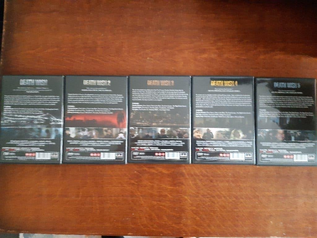 Death Wish 1 t/m 5 op dvd, Engels, Vanaf 16 jaar, Nederlands, Actie
