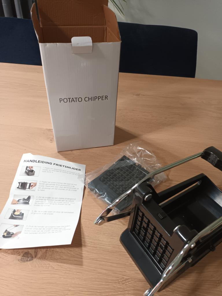 Nieuwe frietsnijder potato chipper friet snijder nieuw patat, Snijmachine, Ophalen of Verzenden, Nieuw