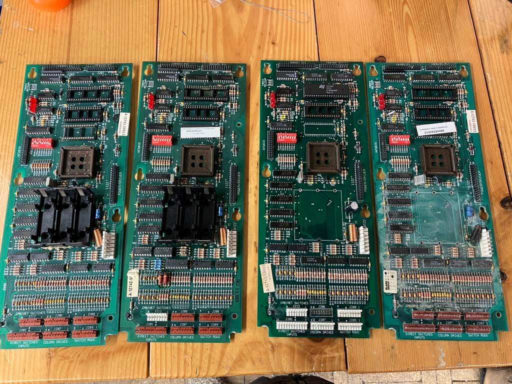 5x WPC 1x WPC-S CPU met zuurschade, Ophalen of Verzenden, Zo goed als nieuw, Flipperkast