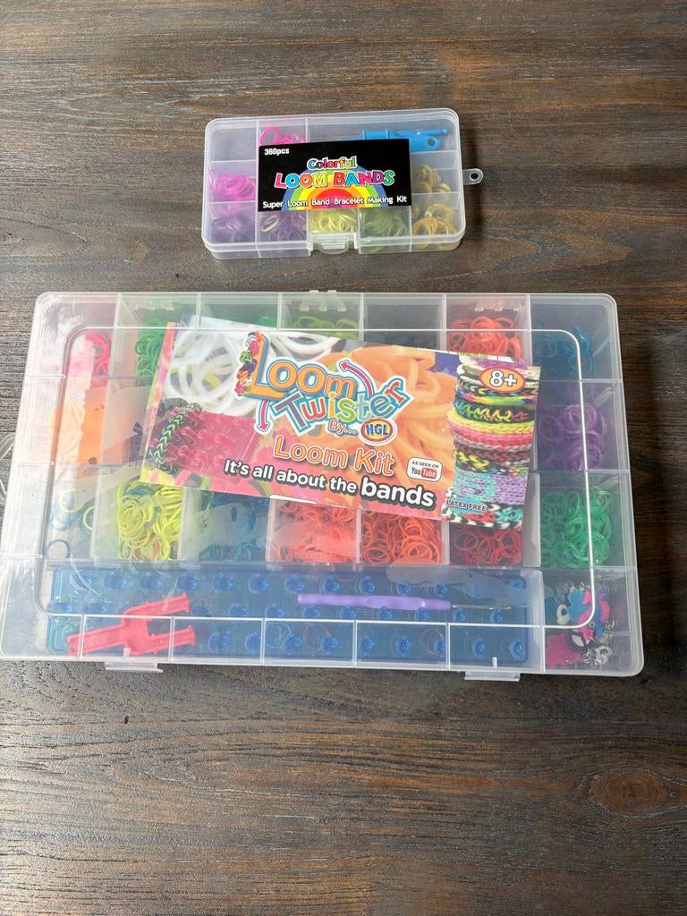 Grote set Loom bandjes met accessoires, Gebruikt, Meerkleurig, Ophalen of Verzenden, Educatief