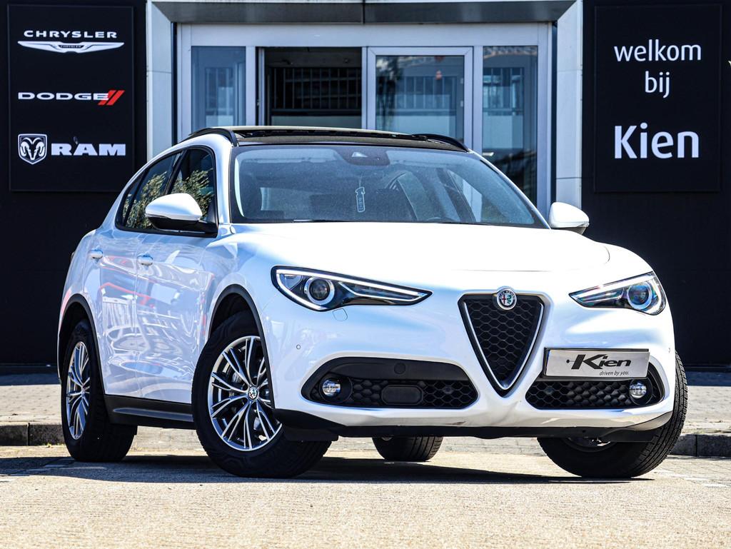 Alfa Romeo Stelvio 2.2d Super | Pano-dak | Lederen bekleding, Auto's, Alfa Romeo, Achterwielaandrijving, Gebruikt, Euro 6, 4 cilinders