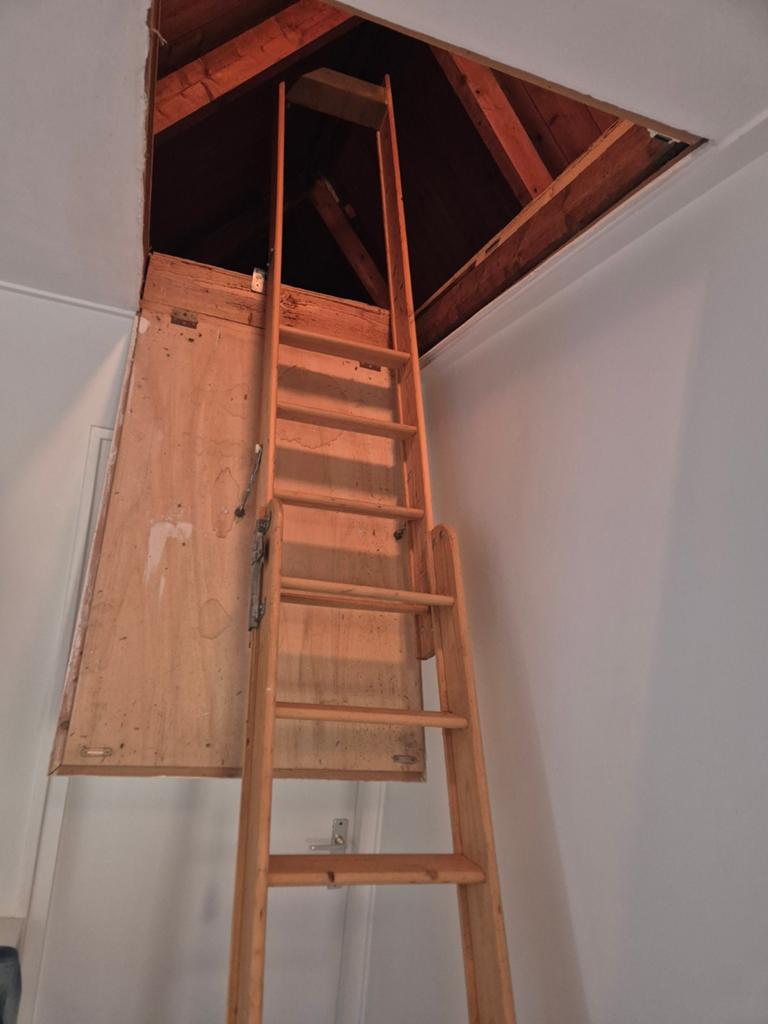 Vlizotrap met luik 112x76 cm, lengte 290 cm, Doe-het-zelf en Verbouw, Ladders en Trappen, Ophalen, Gebruikt, Trap, 2 tot 4 meter