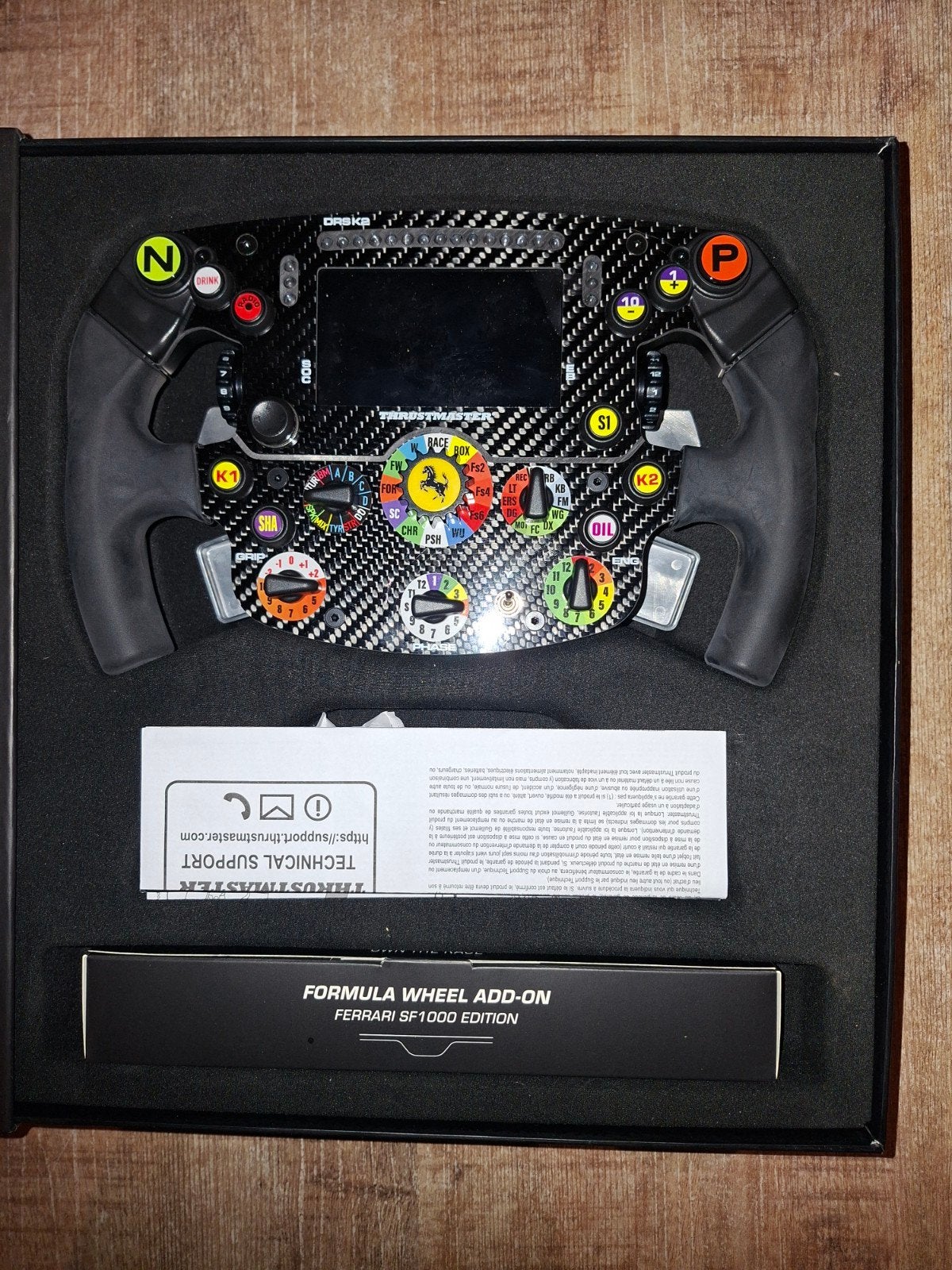 Thrustmaster Ferrari SF1000 Edition Stuurwiel Add-on, Ophalen of Verzenden, Zo goed als nieuw