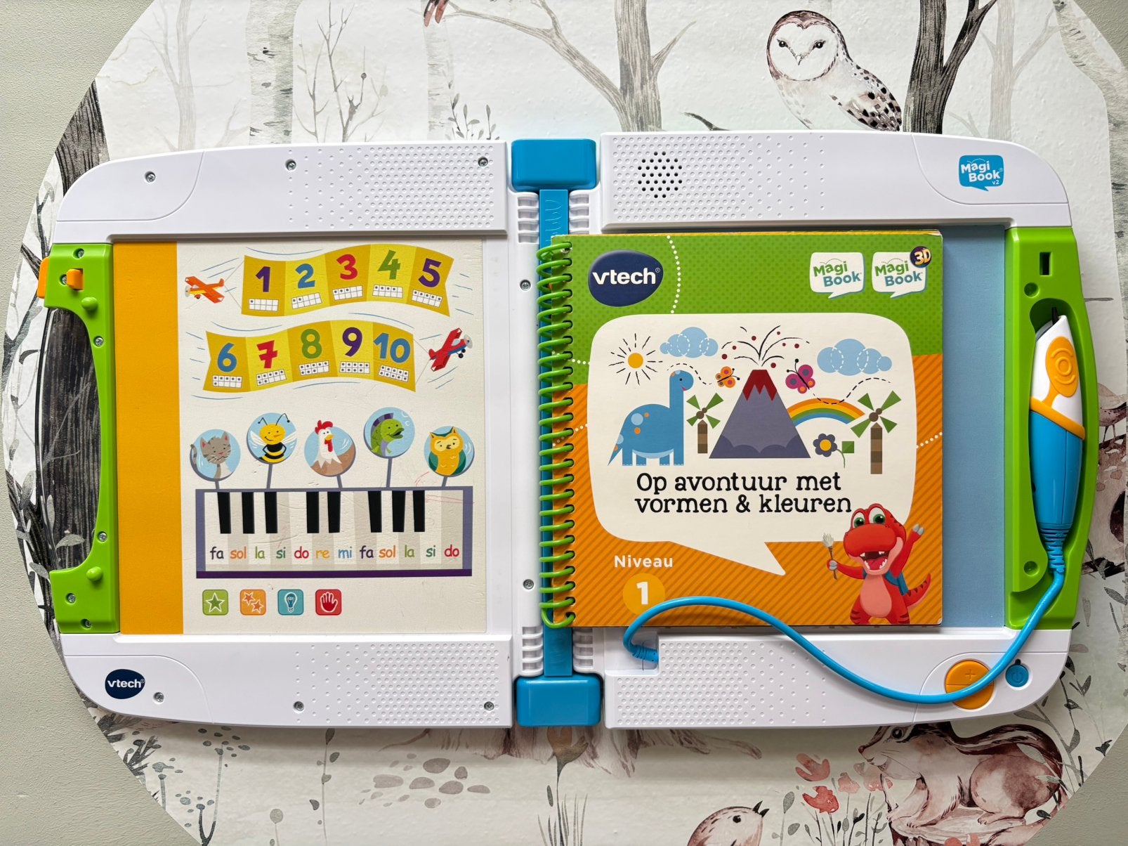 Vtech magibook V2 incl boekje, Ophalen of Verzenden, Zo goed als nieuw
