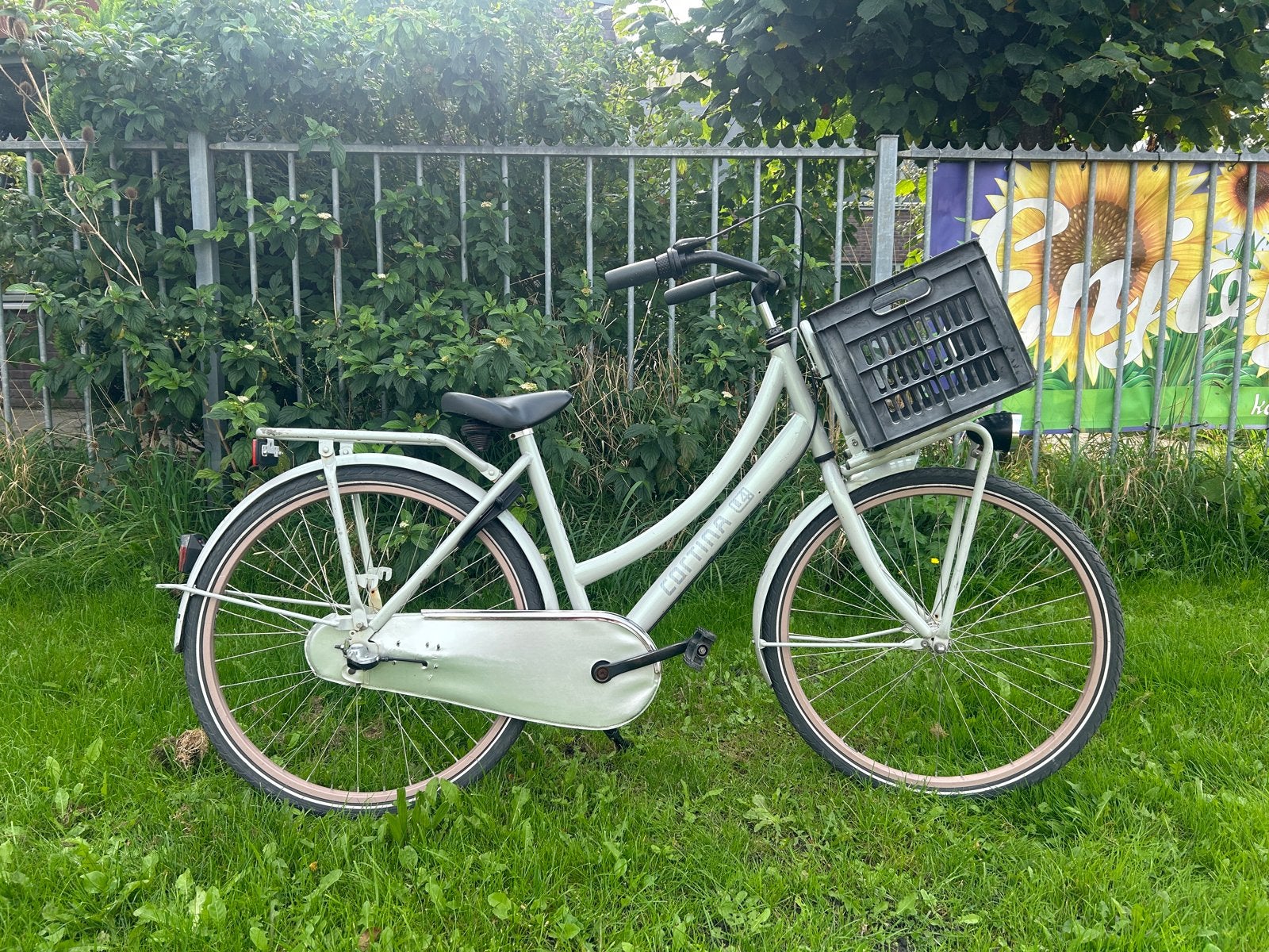 Cortina fiets meisje 26 inch, Fietsen en Brommers, Terugtraprem, Gebruikt, (Extra) lage instap, 50 tot 53 cm