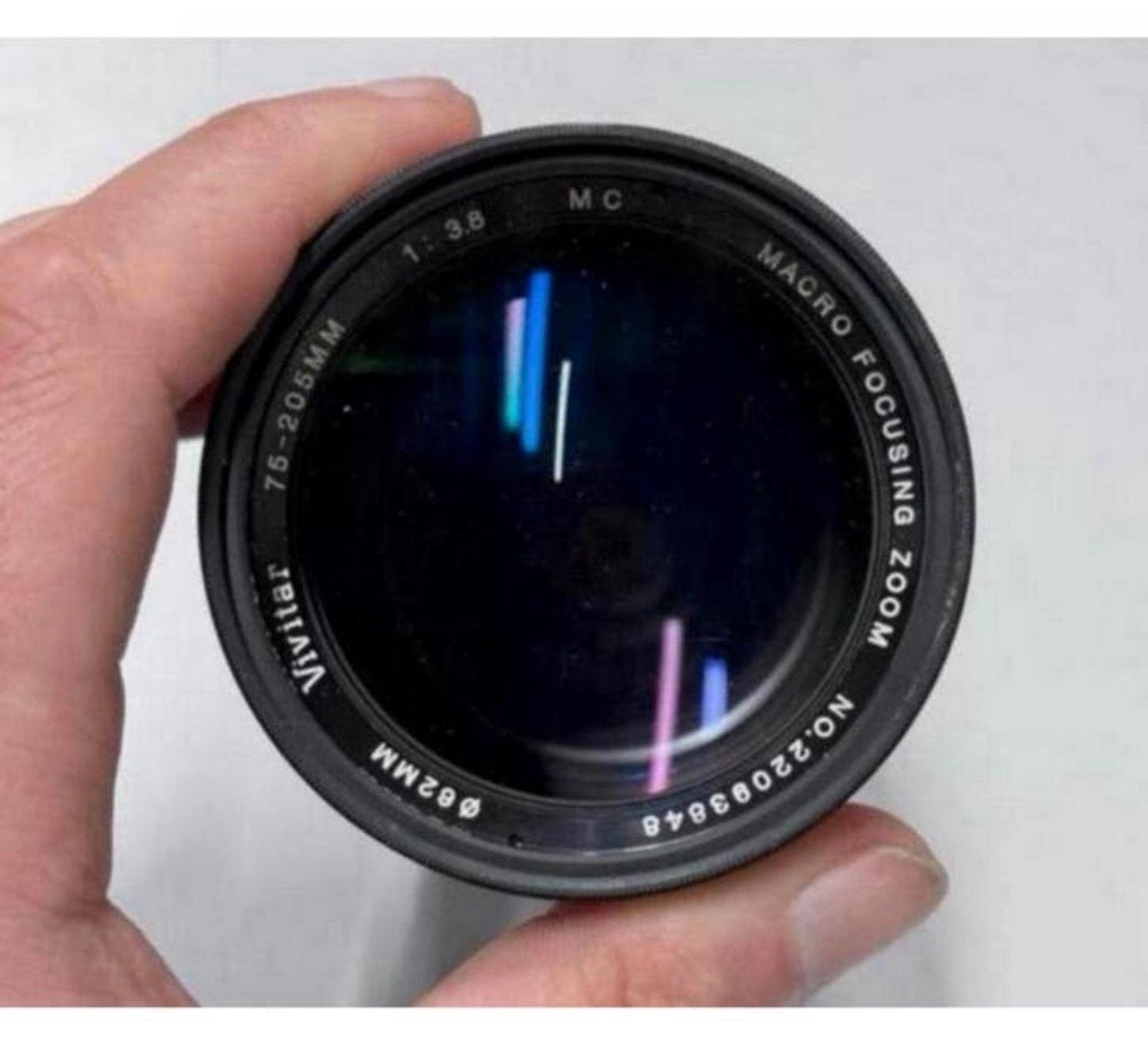 Vivitar 75-205mm f3.8 Macro focusing zoom canon-mount lens, Ophalen of Verzenden, Zo goed als nieuw, H, Zoom