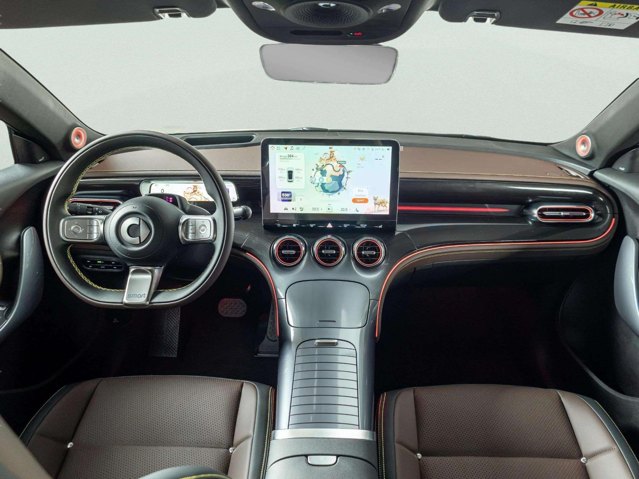 smart #3 Premium 66 kWh, Auto's, Automaat, Overige kleuren, Leder, Nieuw