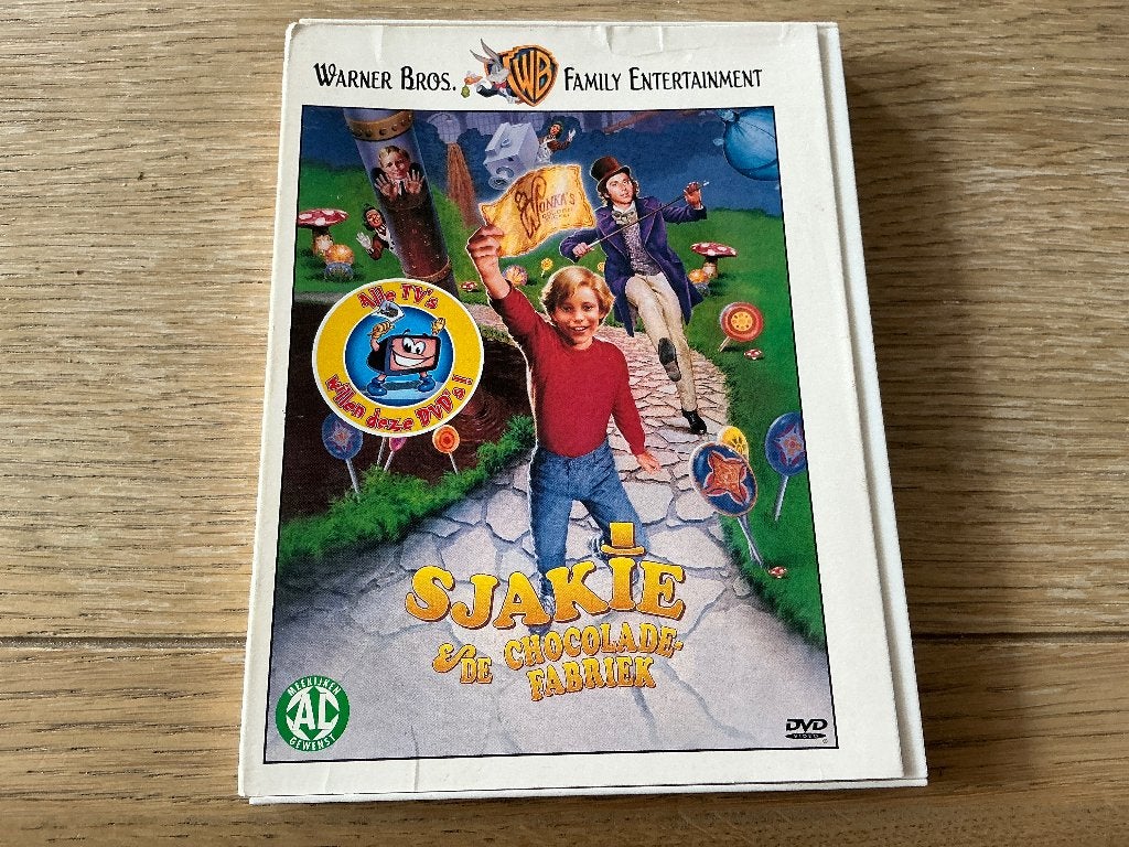 Sjakie en de chocoladefabriek 1971, Cd's en Dvd's, Ophalen, 1960 tot 1980, Gebruikt, Alle leeftijden