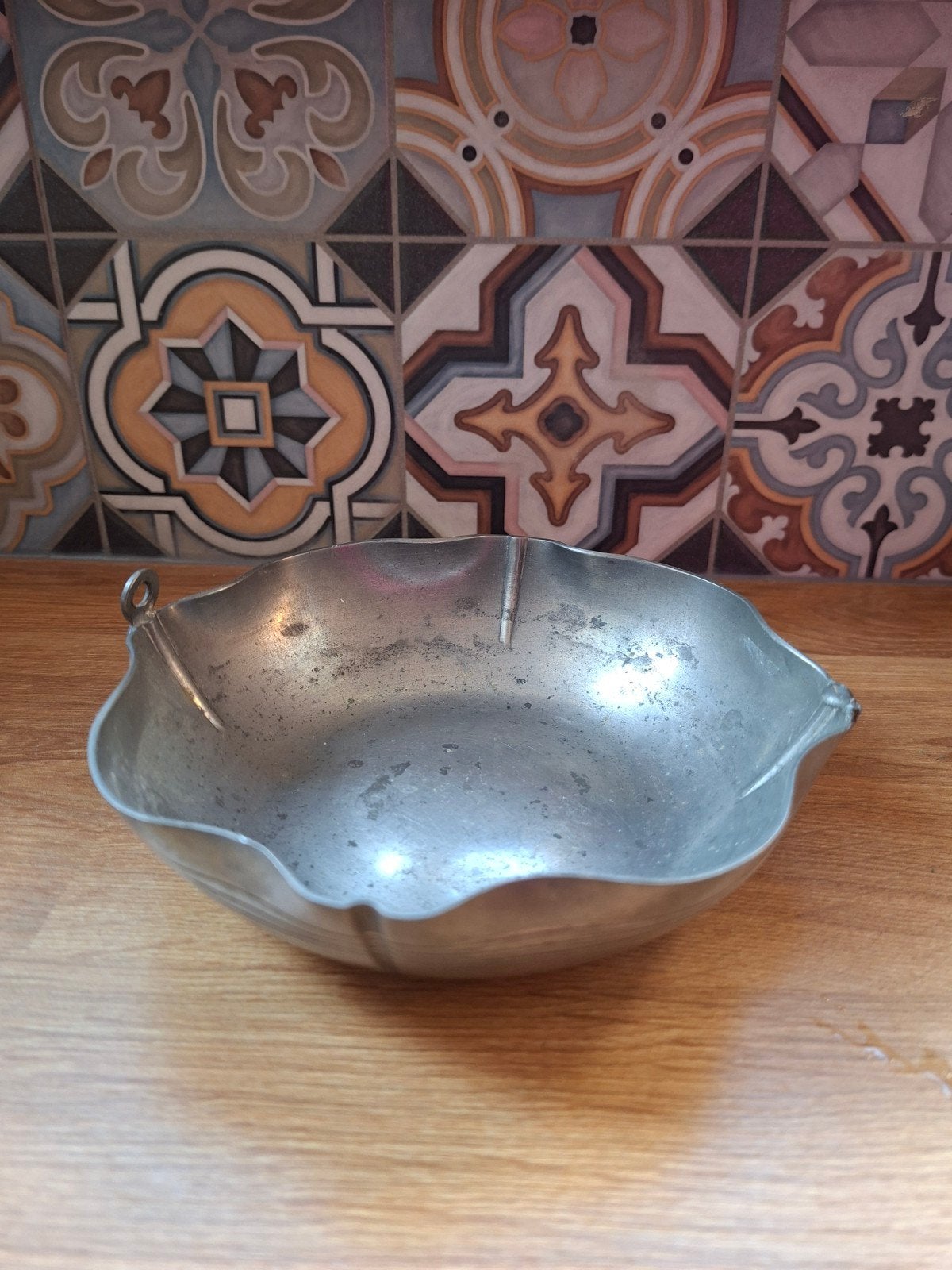 Antieke tinnen schaal van F.H. Tollenaar, Made in Holland, Antiek en Kunst, Ophalen of Verzenden