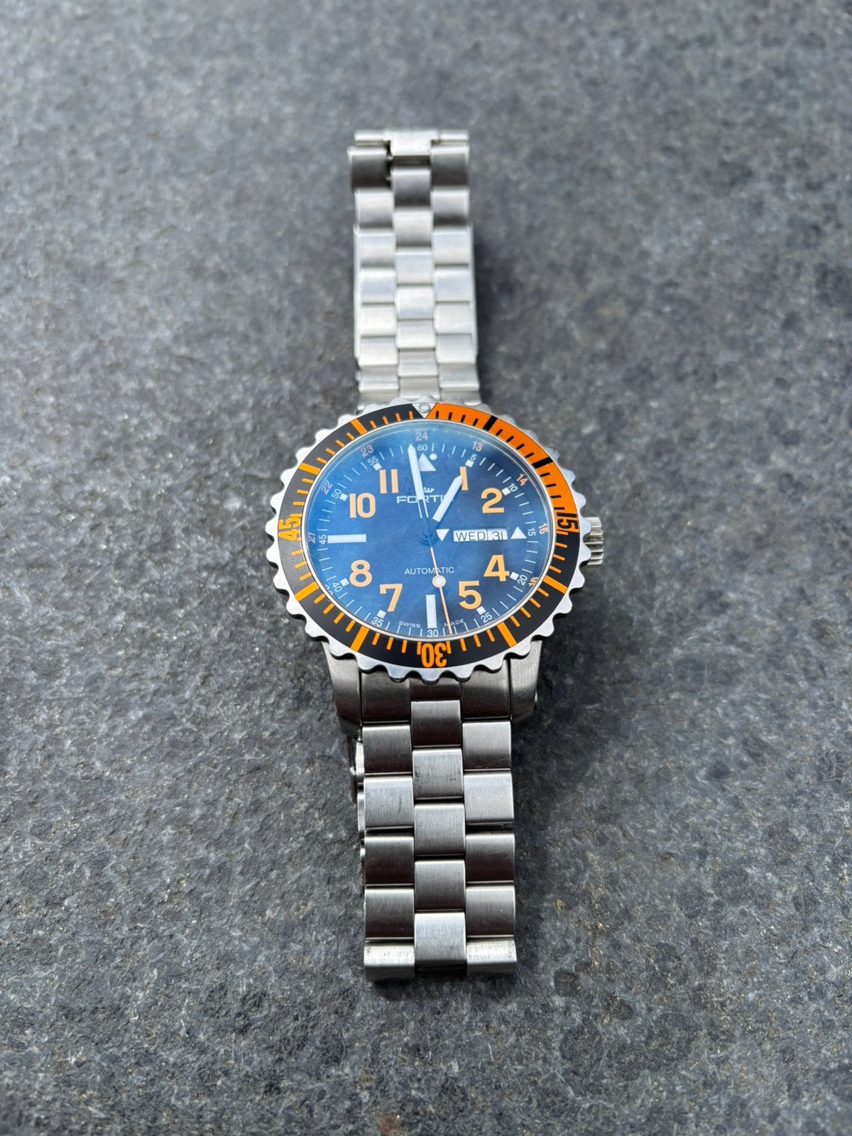 Fortis horloge (Sale!), Sieraden, Tassen en Uiterlijk, Horloges | Heren, Overige merken, Staal, Gebruikt, Staal