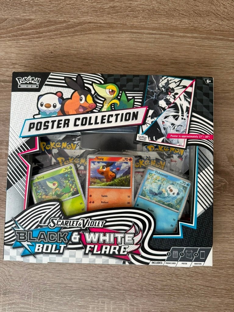 Black Bolt & White Flare Unova Poster Collection Box, Ophalen of Verzenden, Nieuw, Meerdere kaarten, Foil