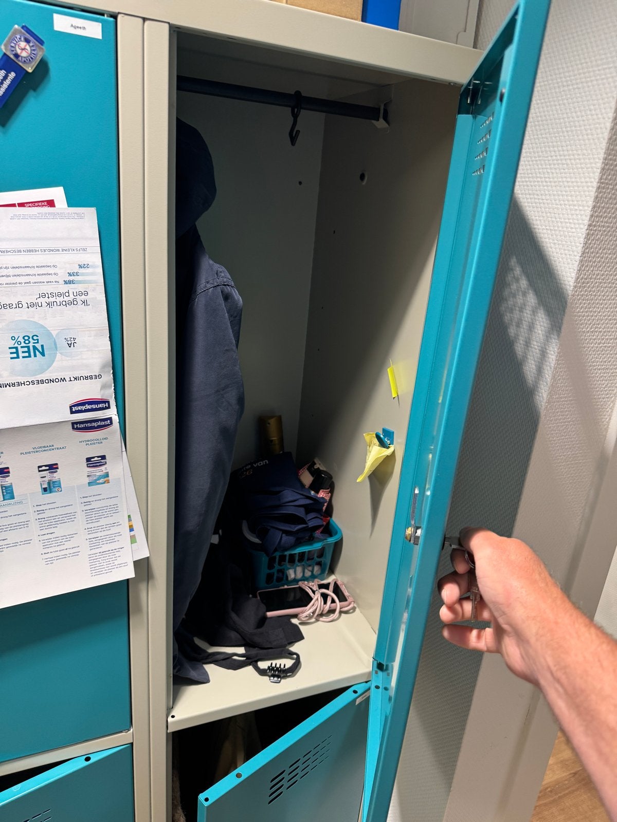 Stevige lockerkast met meerdere vakken, Huis en Inrichting, Ophalen, Gebruikt
