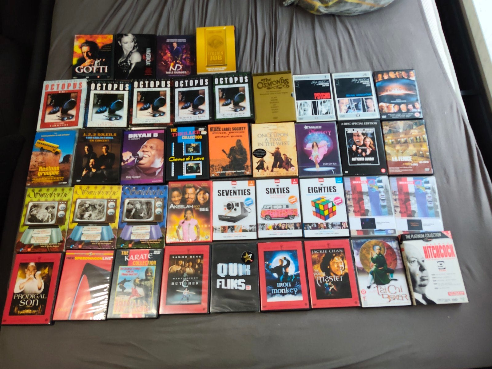 diverse dvds; octopus, swiebertje, hong kong legends etc etc, Alle leeftijden, Ophalen of Verzenden, Gebruikt