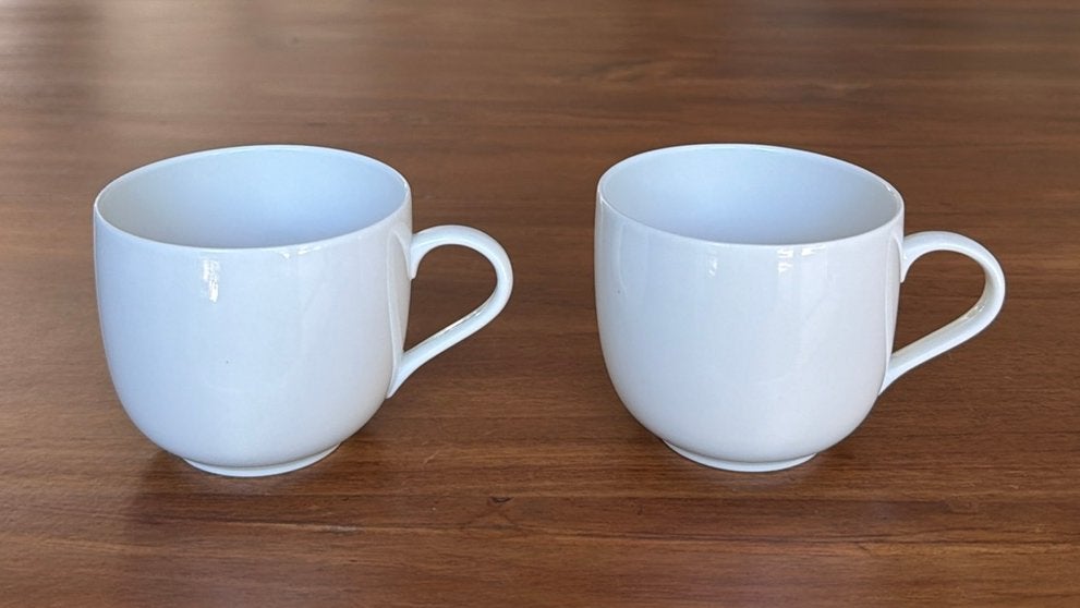 2 Alessi La bella Tavola koffiebekers, Overige materialen, Overige typen, Ophalen of Verzenden, Zo goed als nieuw