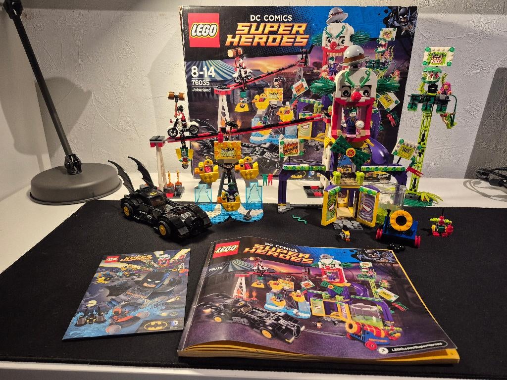 Lego DC Superheroes 76035 Jokerland, Gebruikt, Overige thema's, Lego, Ophalen of Verzenden