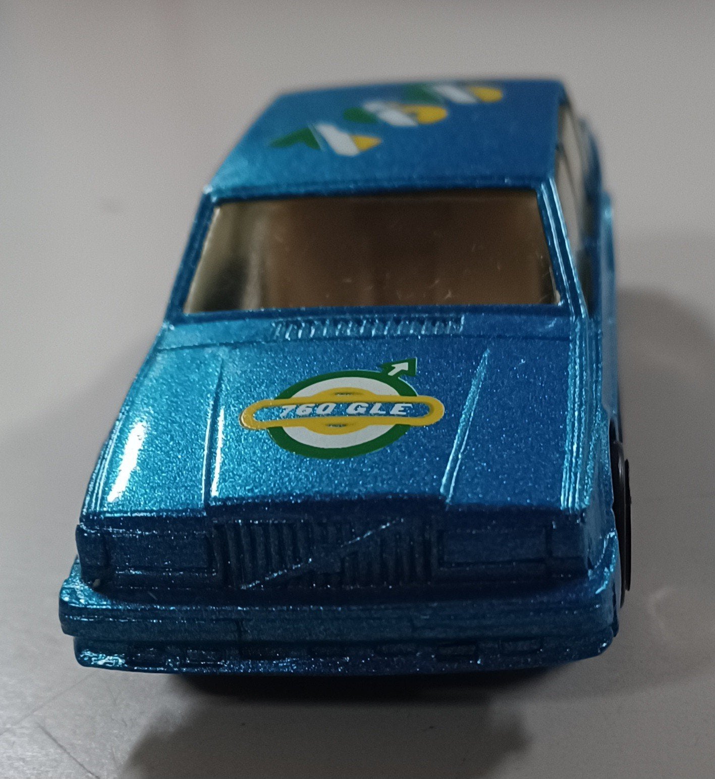 Grappige nieuwe Volvo 760 blauw metallic van onbekend merk., Ophalen of Verzenden, Nieuw, Auto, Overige merken