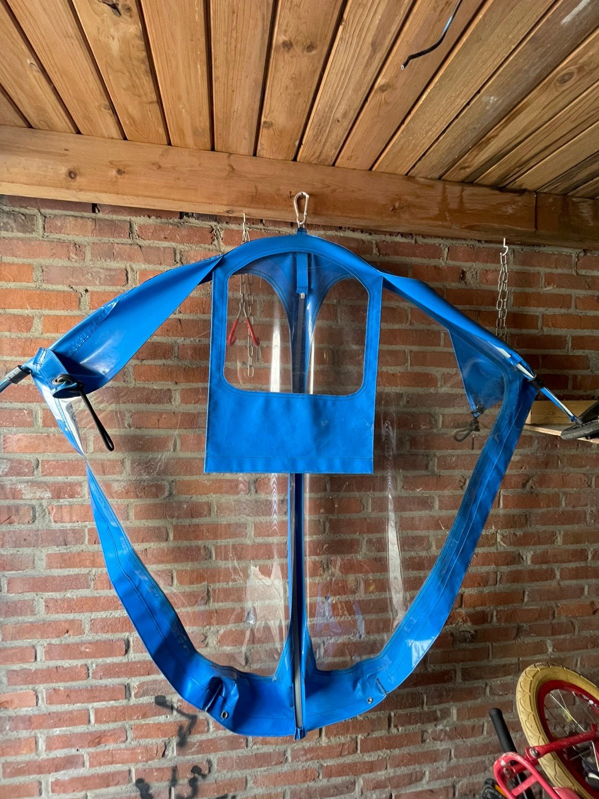 Regentent - cargo bakfiets nl - blauw, Ophalen, Zo goed als nieuw