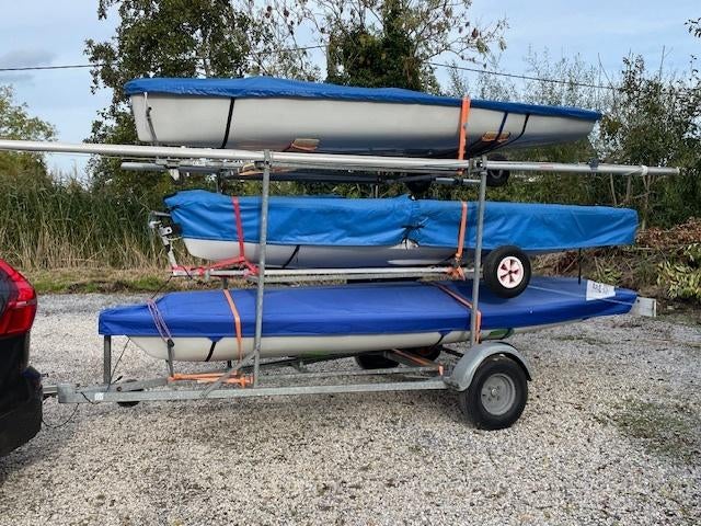 Triple wegtrailer, Auto-onderdelen, Trekhaken, Gebruikt, Ophalen