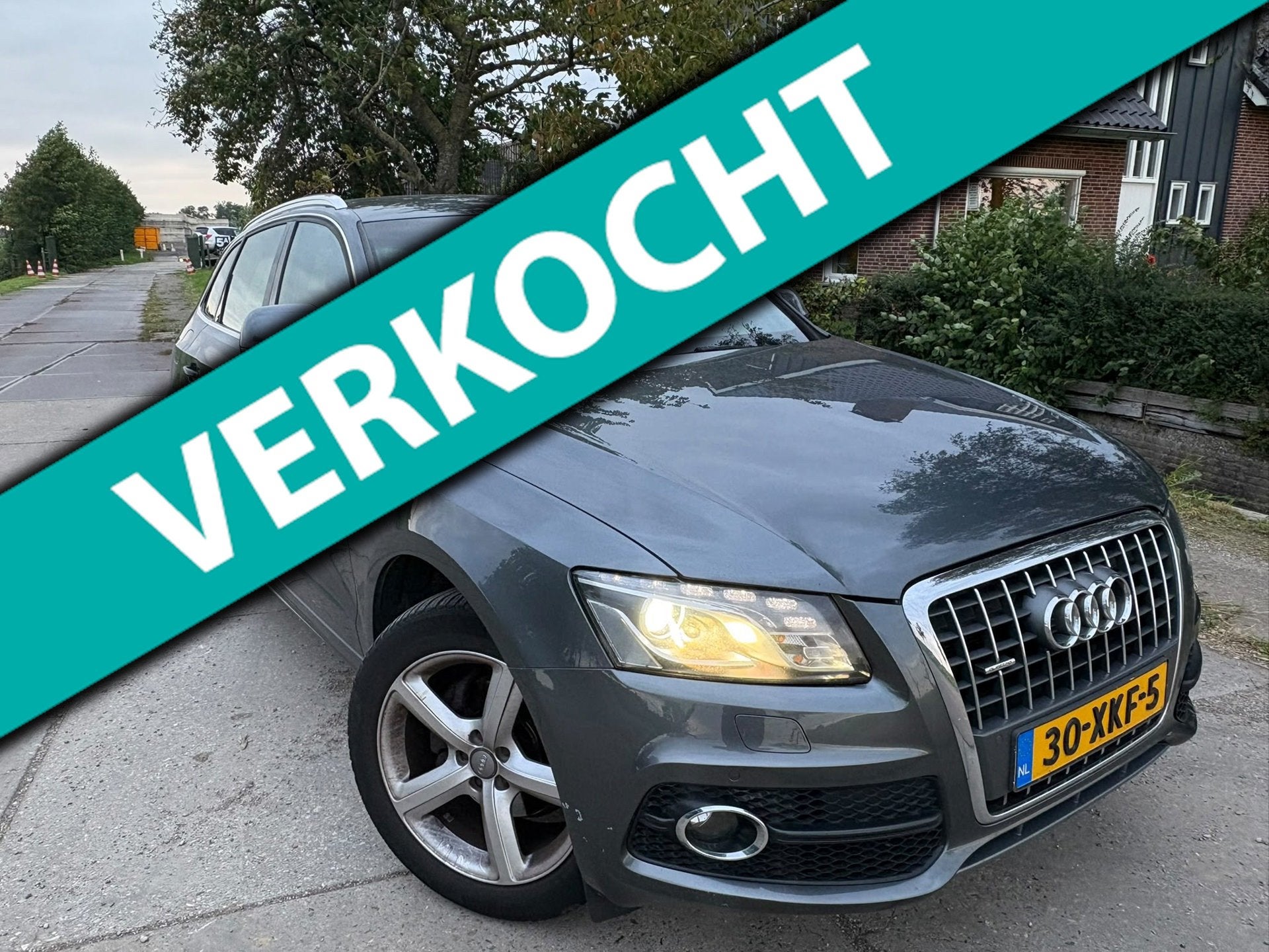 Audi Q5 2.0 TDI quattro Pro Line S/ bj 2012 ( euro 5), Zwart, Q5, Leder en Stof, Origineel Nederlands