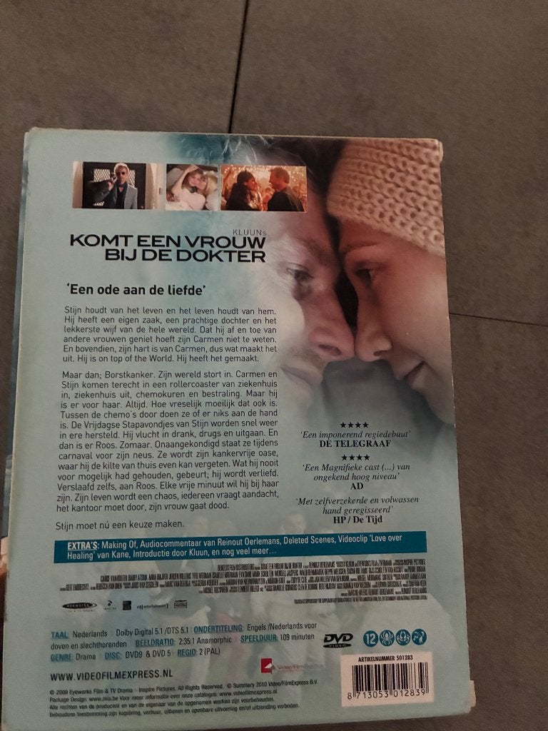 Komt een vrouw bij de dokter dvd speciale editie, Cd's en Dvd's, Dvd's | Nederlandstalig, Gebruikt, Speciale editie, Drama, Ophalen of Verzenden