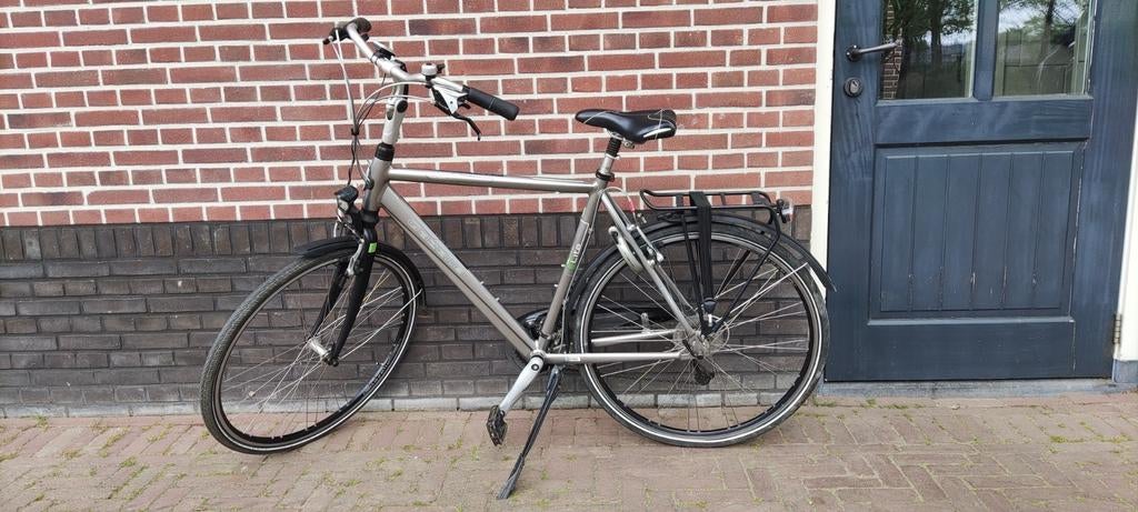 Gazelle Lite Herenfiets - Lichtgewicht!, Fietsen en Brommers, Ophalen, Gebruikt, Velgrem, Versnellingen