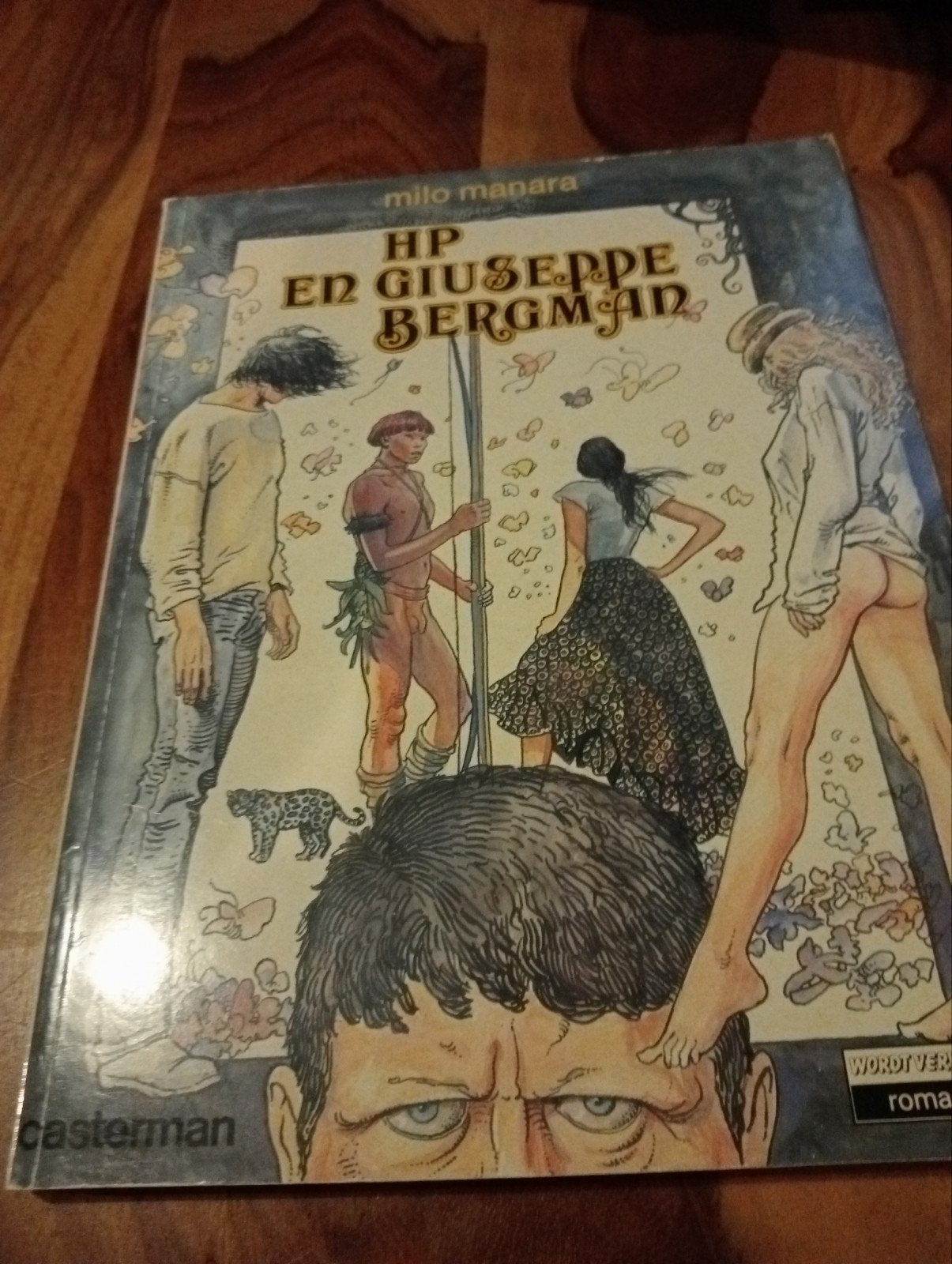 HP en Giuseppe Bergman - Milo Manara (Casterman 1982), Boeken, Eén stripboek, Ophalen of Verzenden, Gelezen, Milo Manara