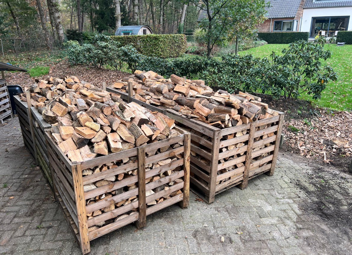 Foto 4 van Gekloofd haardhout per krat/kuub