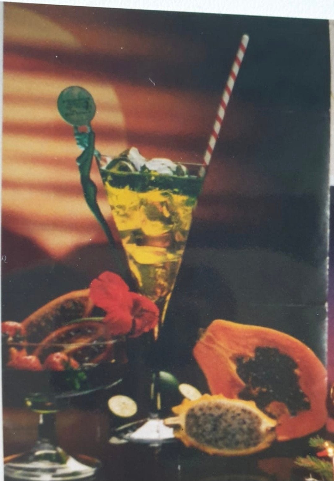 GEZOCHT: Verkerke-poster jaren 80,'90 – Cocktail glas fruit, Nieuw, Ophalen of Verzenden, Meerkleurig, Overige merken