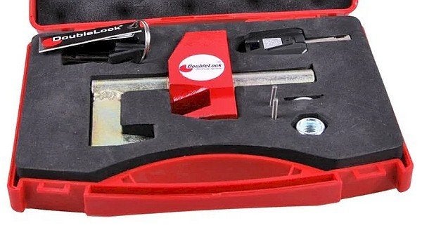 Doublelock compact eagle disselslot SCM gekeurd slot, Ophalen, Gebruikt