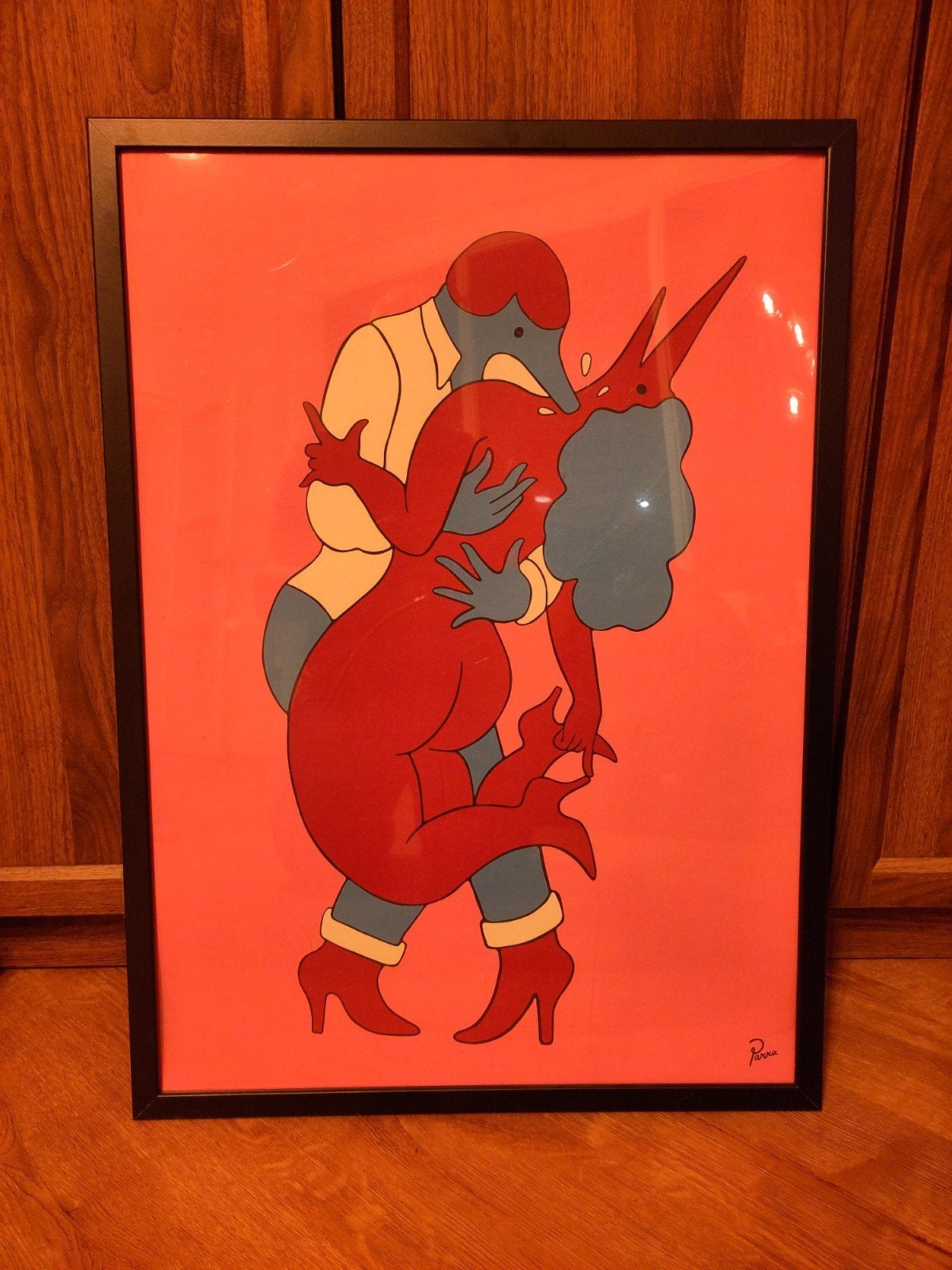 Piet Parra print / poster - Inclusief zwarte lijst (50x70 cm, Ophalen of Verzenden, Print, Print/reproductie, Ingelijst