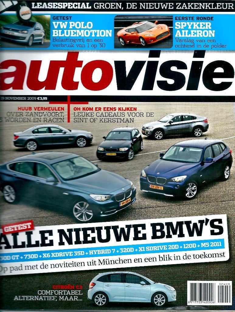 Autovisie BMW 530d GT versus X6 530d en 730d 2009, Ophalen of Verzenden, Gelezen, BMW