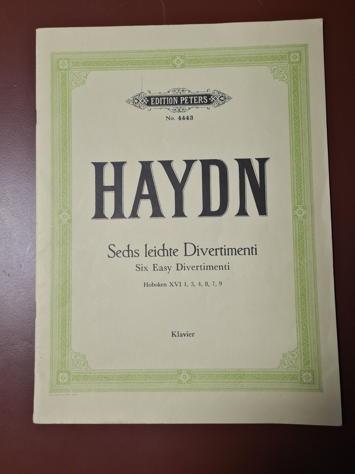 Sechs leuchte divertimemti van Haydn, Gebruikt, Klassiek, Ophalen of Verzenden, Artiest of Componist
