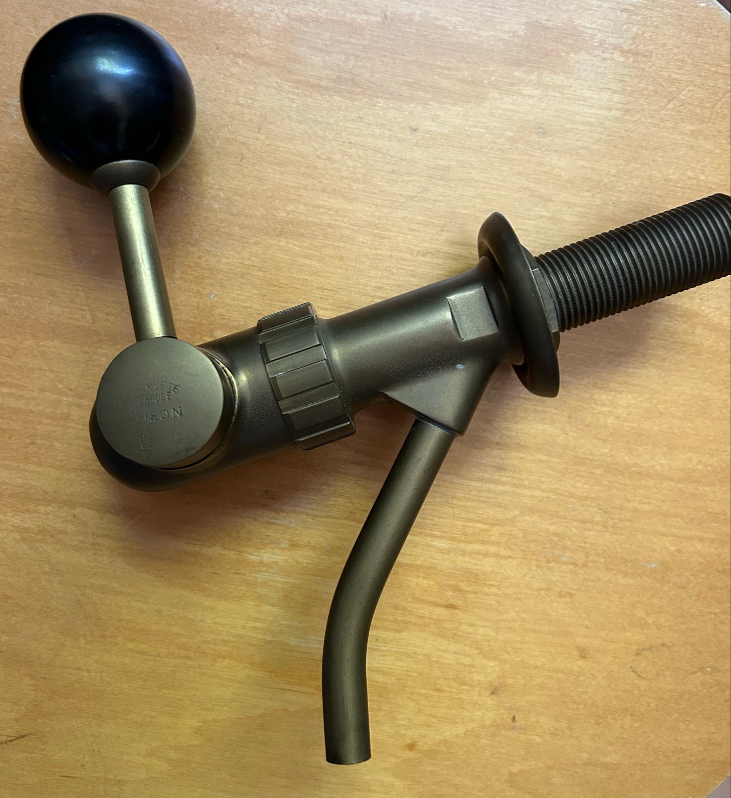 Antieke Lison biertapkraan - Brevete Depose; “New Old Stock", Antiek en Kunst, Ophalen of Verzenden