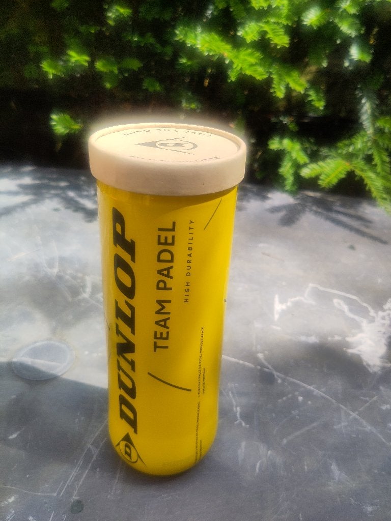 DUNLOP TEAM PADEL 3 BALLS HIGH DURABILITY, Ophalen, Nieuw, Padelballen