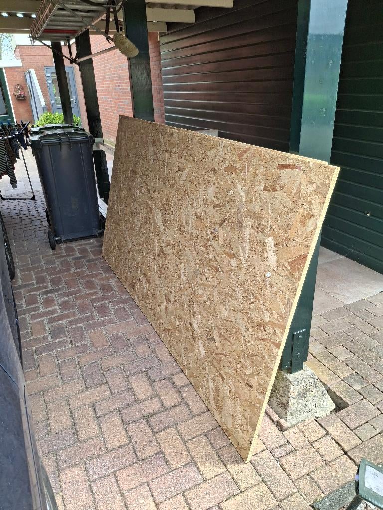 2 stuks OSB Platen, Doe-het-zelf en Verbouw, Platen en Panelen, Ophalen, Zo goed als nieuw