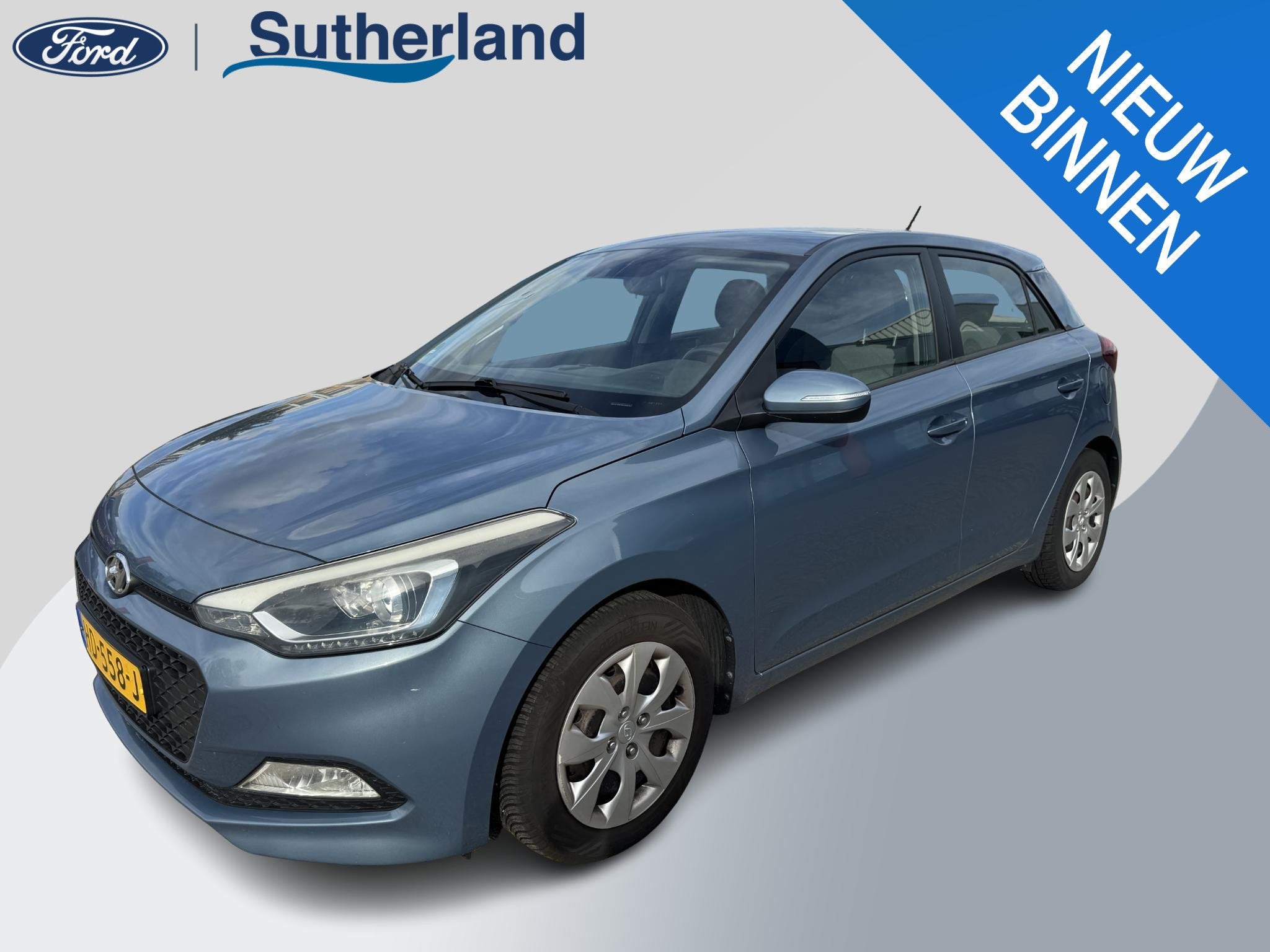 Hyundai i20 1.2 HP i-Motion Comfort 85pk | Airco | Cruise Co, Auto's, Euro 5, Gebruikt, 4 cilinders, Blauw