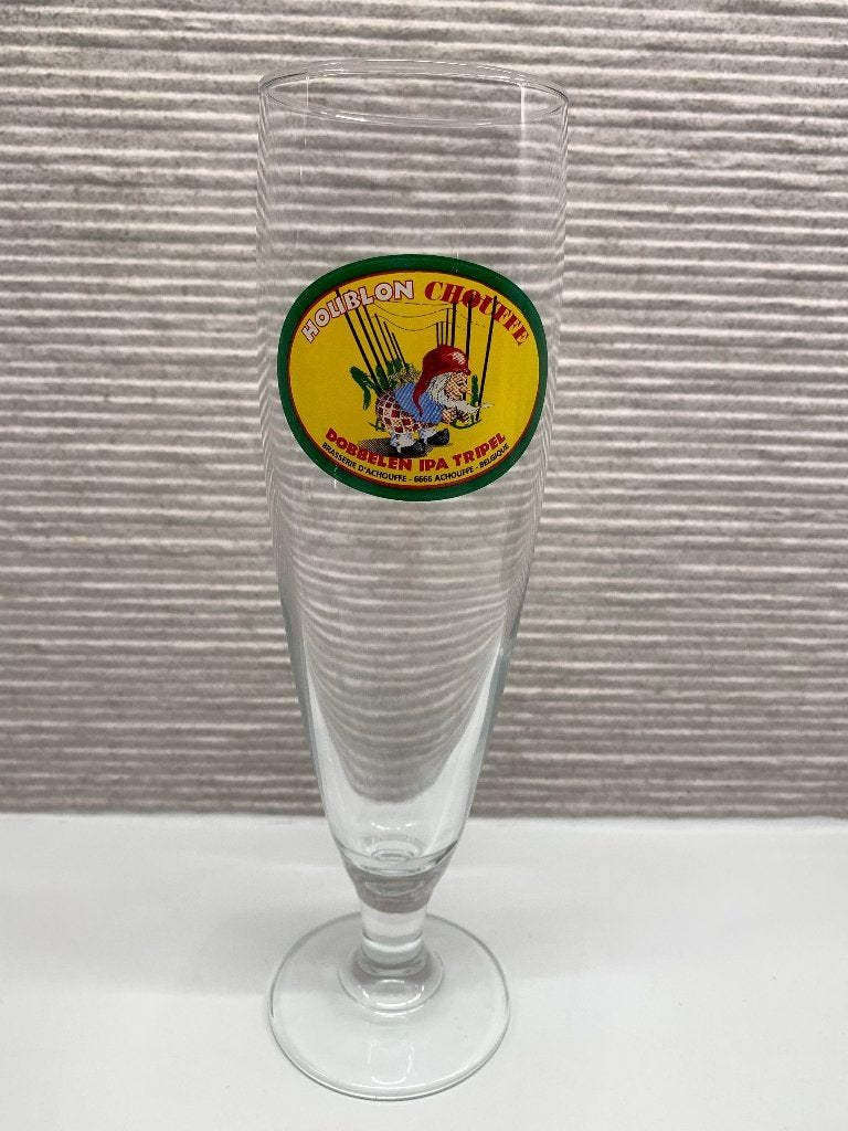 Houblon Chouffe glas, Ophalen of Verzenden, Zo goed als nieuw, Glas of Glazen, Duvel