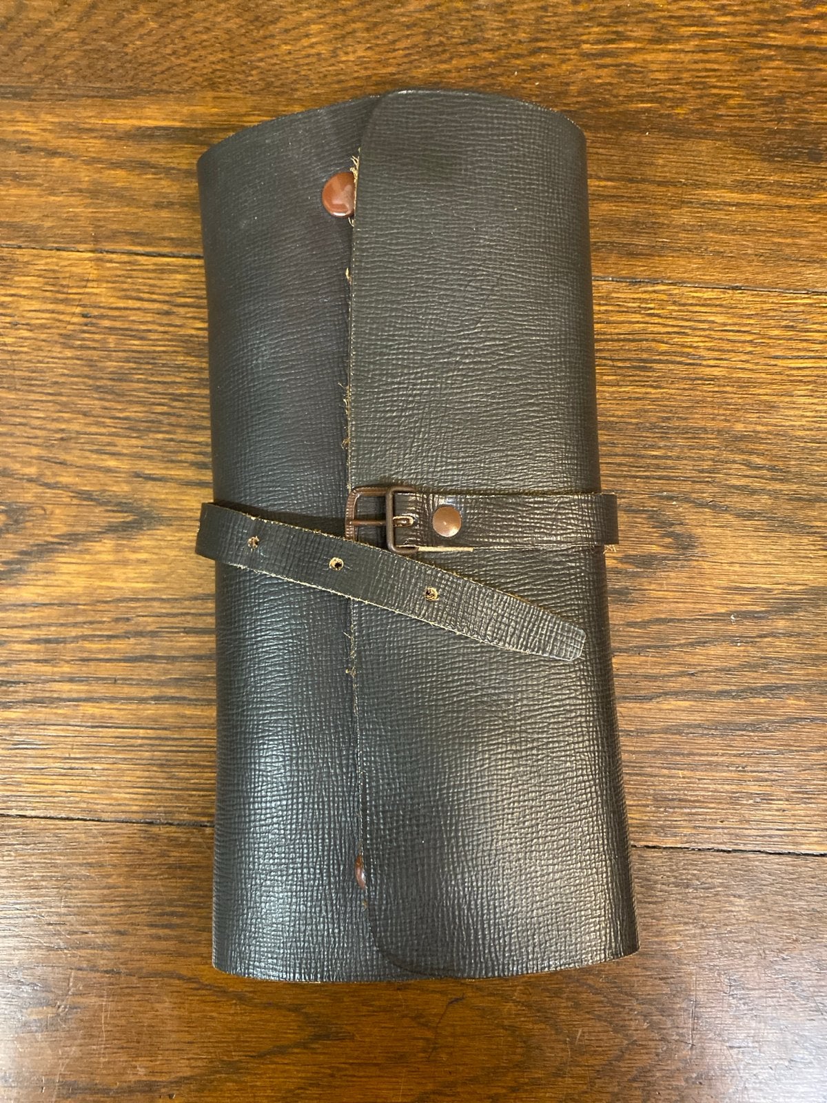Vintage Schoonmaakset voor Wapen in Leren Etui, Verzamelen, Verzenden, Overige soorten, Overige gebieden, Overige typen