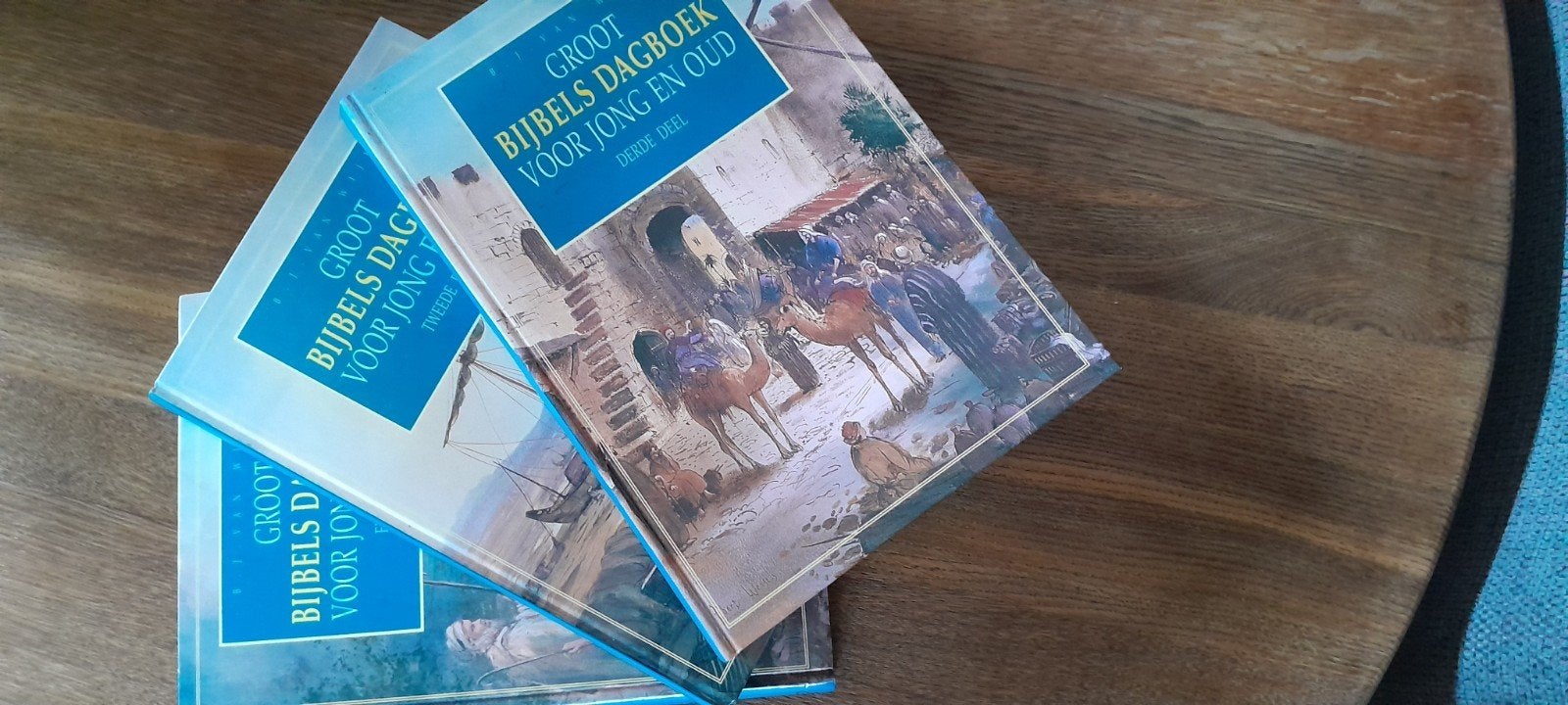 Groot Bijbels Dagboek voor Jong en Oud - 3 delen, Boeken, Ophalen of Verzenden, Zo goed als nieuw