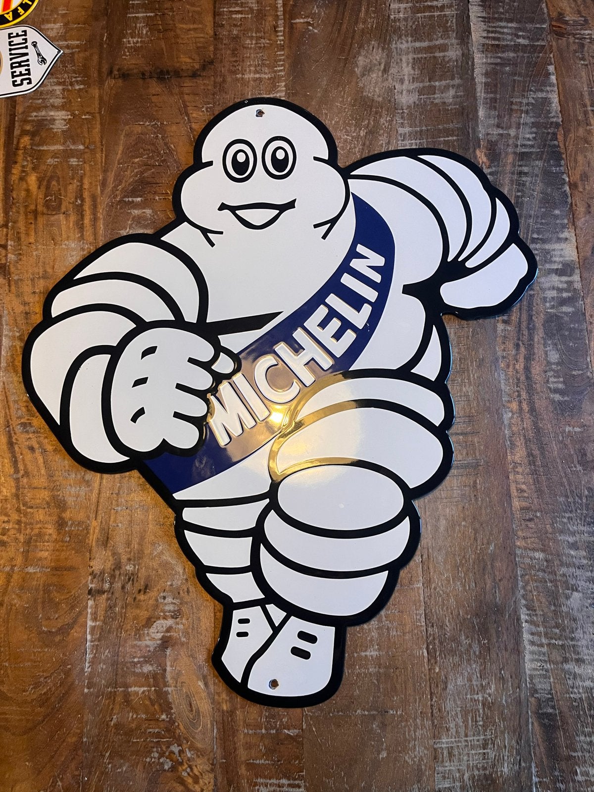 Emaille reclameborden: Michelin, Castrol, Alfa Romeo, Ophalen of Verzenden