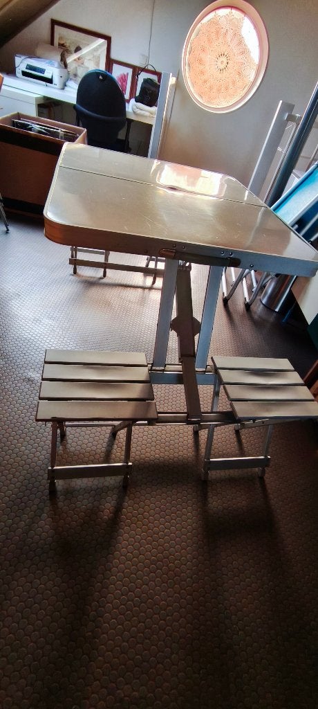 campingtafel 4 personen, Ophalen, Gebruikt, Campingtafel