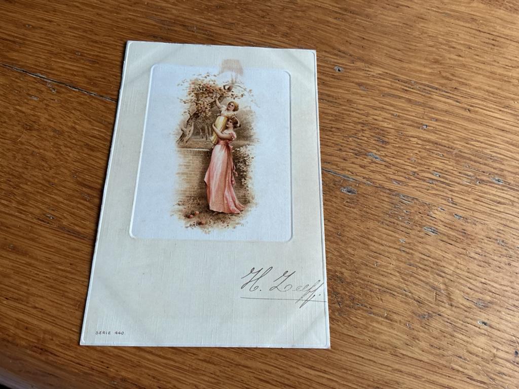 H135 moeder dochter, Ophalen of Verzenden, Voor 1920, Kinderen