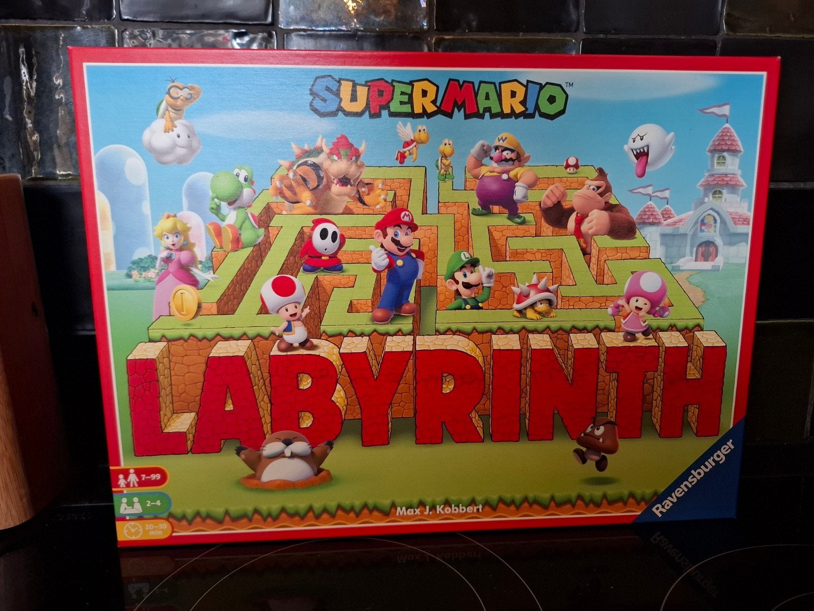 Super Mario Labyrinth Bordspel - Nieuwstaat, Drie of vier spelers, Ophalen of Verzenden, Nieuw, Ravensburger
