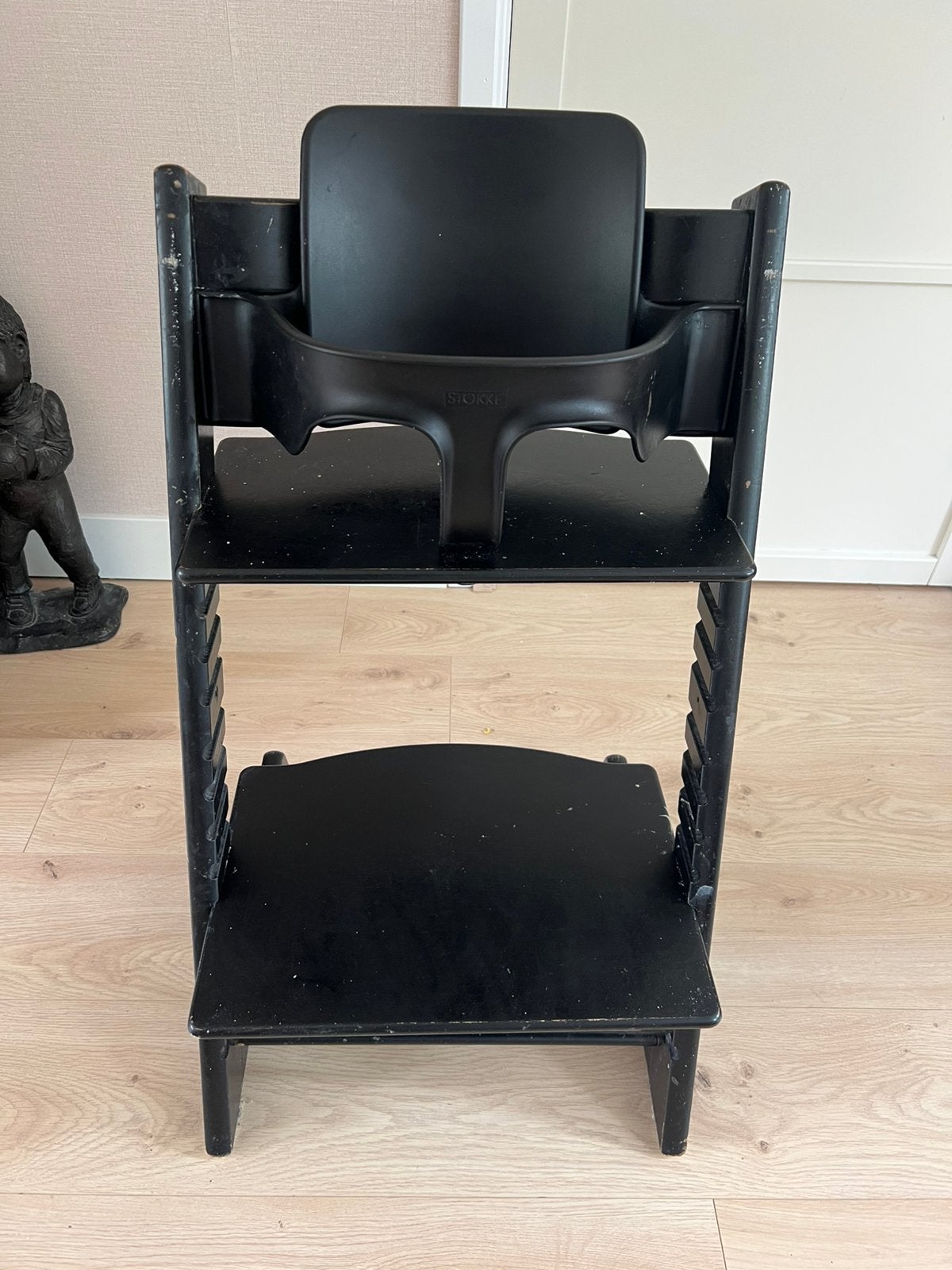Stokke Tripp Trapp incl babyset en eetblad!, Ophalen, Gebruikt, Meegroeistoel