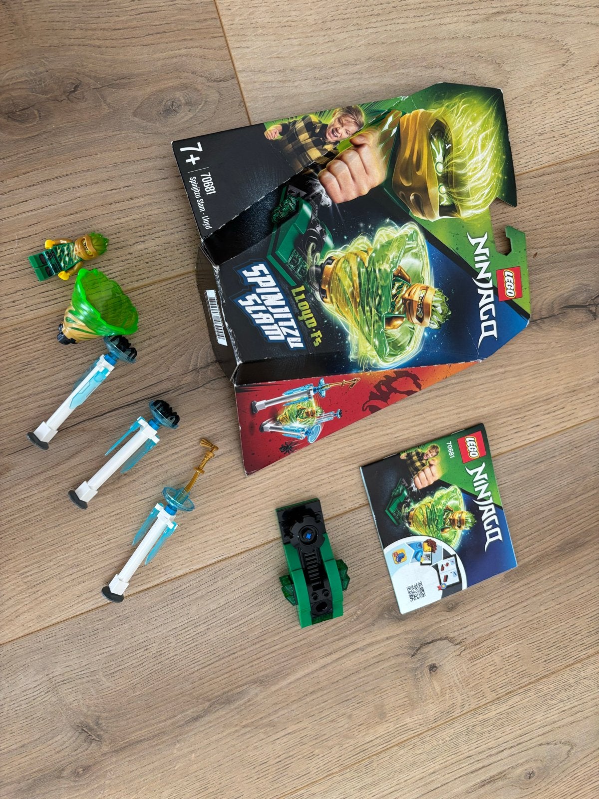 70) LEGO Ninjago Spinjitzu Slam - Lloyd (70681), Gebruikt, Lego, Ophalen of Verzenden, Compleet