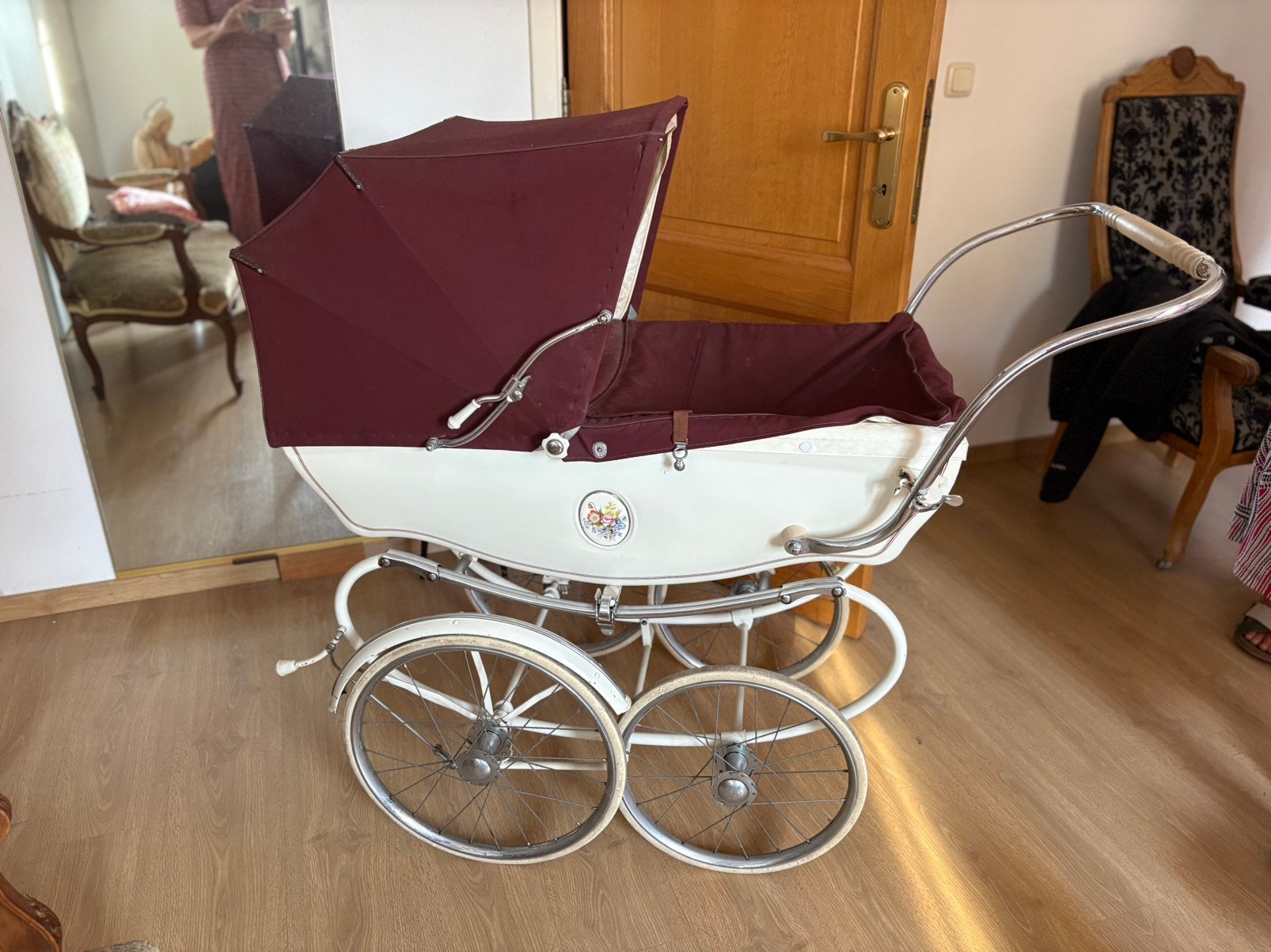 Oude kinderwagen jaar 1950, Ophalen, Zo goed als nieuw, Overige merken