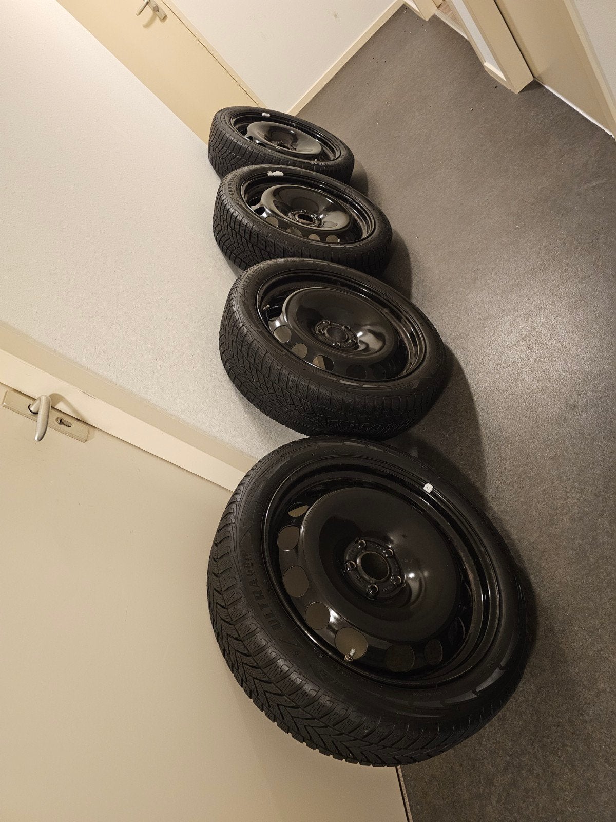 20’’ stalen velgen met goodyear banden winter, Ophalen of Verzenden, Gebruikt