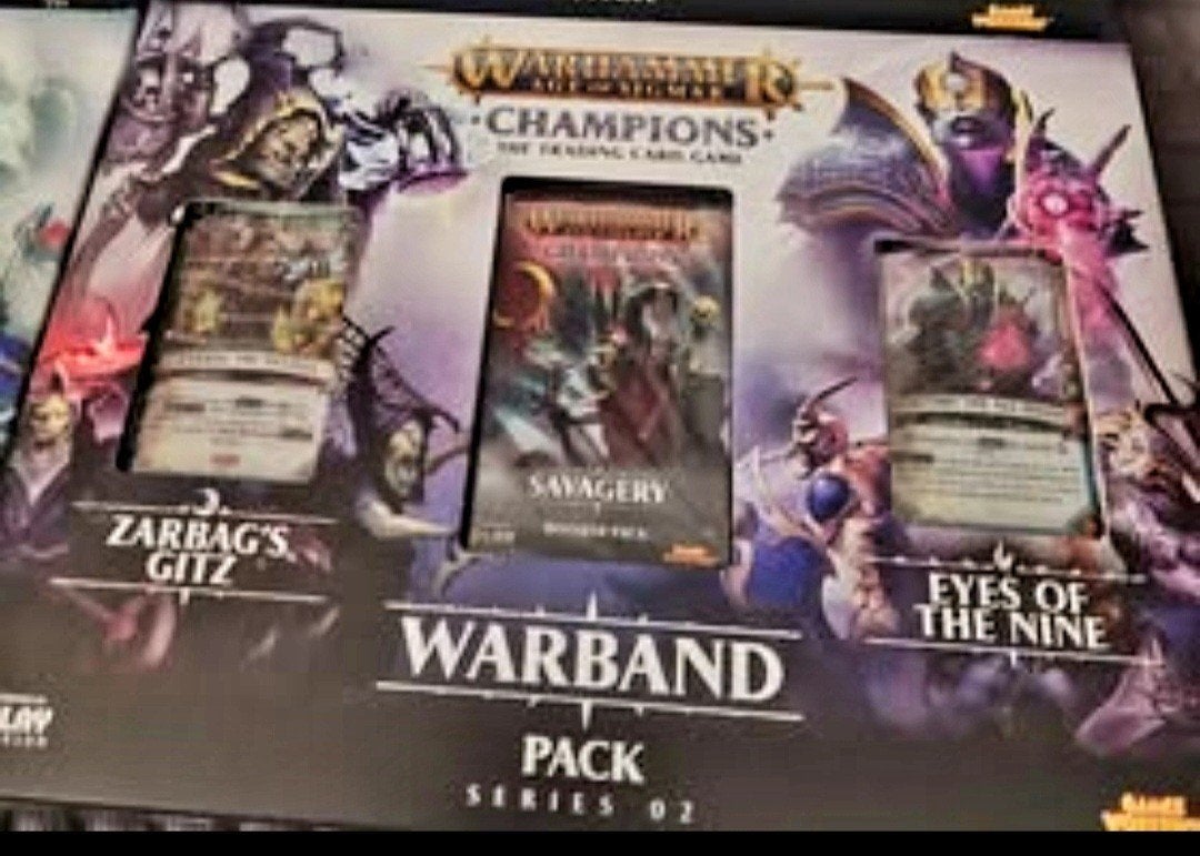Warhammer Age of Sigmar Champions Warband Pack Series 02, Ophalen of Verzenden, Nieuw, Meerdere kaarten