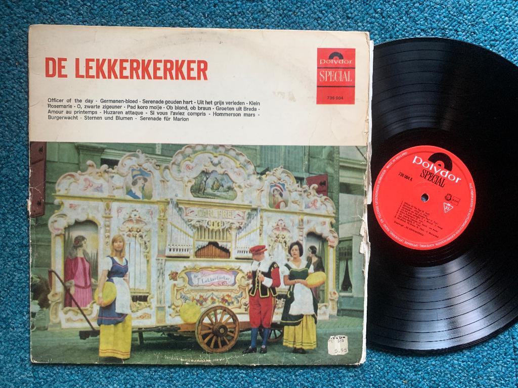 Draaiorgel De Lekkerkerker - Vinyl Plaat, Ophalen of Verzenden, Gebruikt