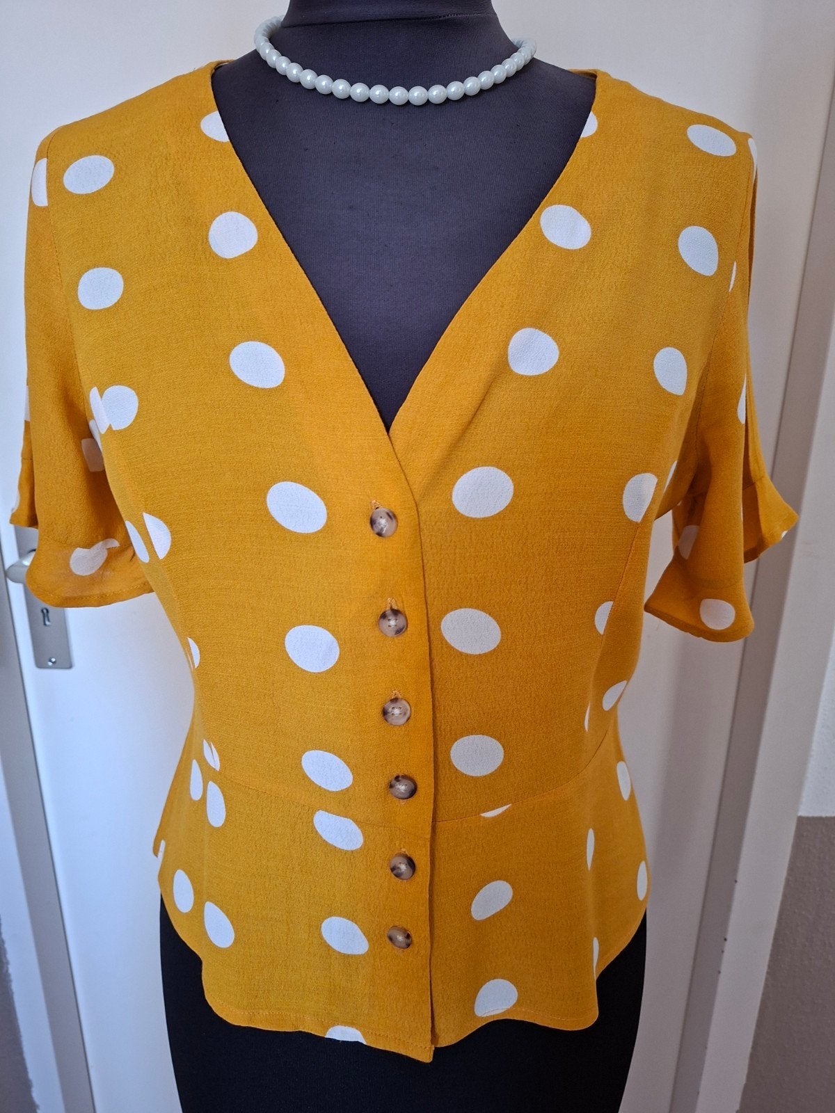 Blouse van het merk Amisu/mt.38, Maat 38/40 (M), Geel, Nieuw, Ophalen of Verzenden